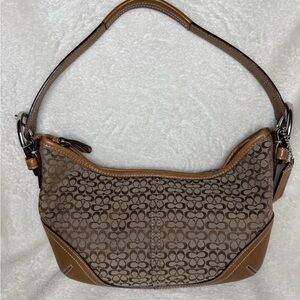 SOLD - Coach Signature Hobo Bag